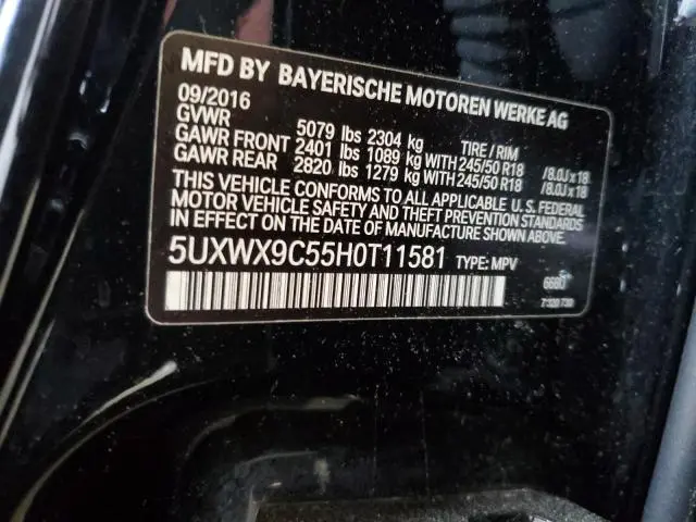 2017 BMW X3 XDRIVE28I  