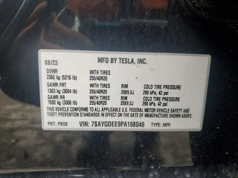 2023 TESLA MODEL Y   