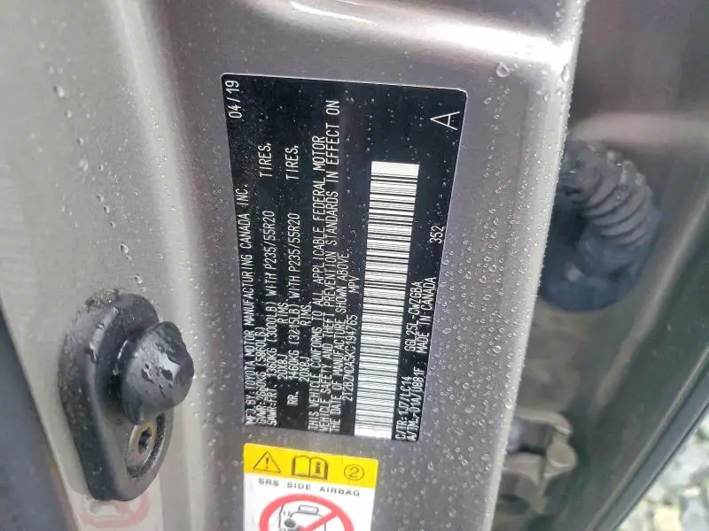 2019 LEXUS RX 350 F SPORT  