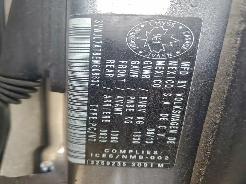 2014 VOLKSWAGEN BEETLE   