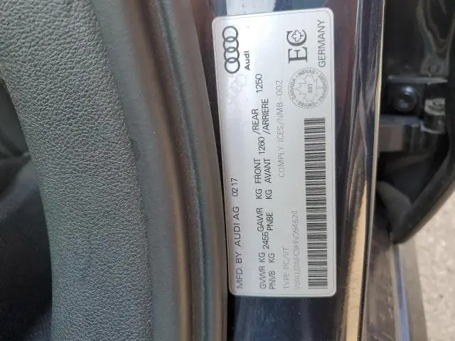 2017 AUDI A6 PROGRESSIV  