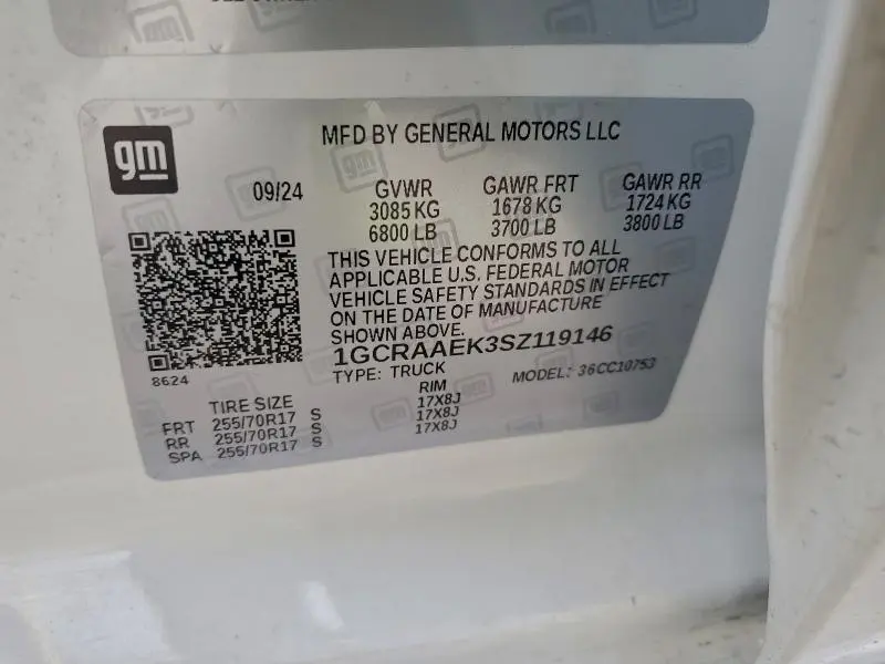 2025 CHEVROLET SILVERADO C1500  