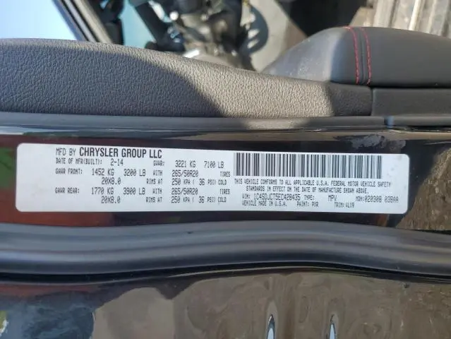 2014 DODGE DURANGO R/T  