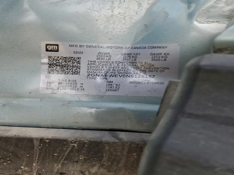 2022 CHEVROLET EQUINOX RS  