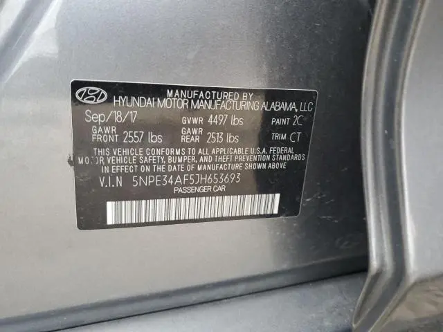 2018 HYUNDAI SONATA SPORT  