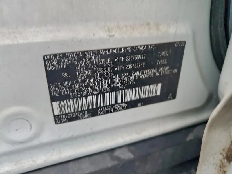 2022 TOYOTA RAV4 XLE PREMIUM  