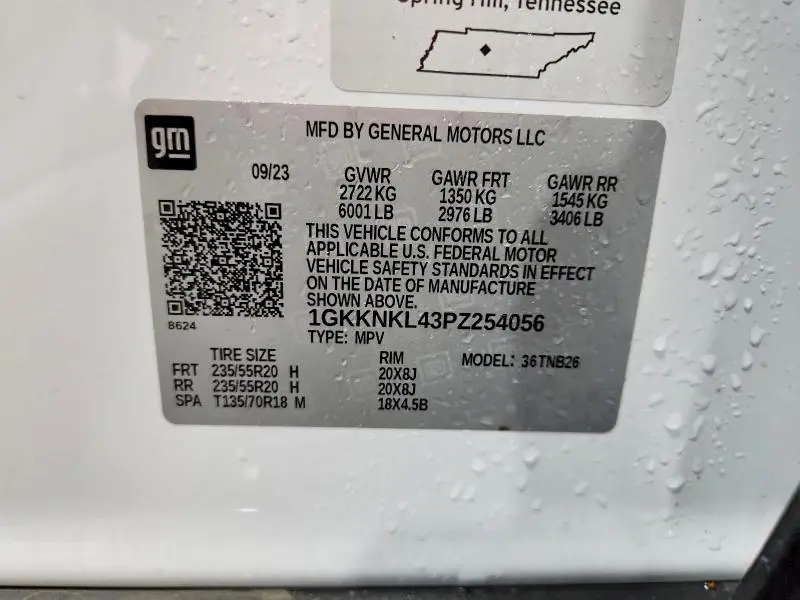 2023 GMC ACADIA SLE  