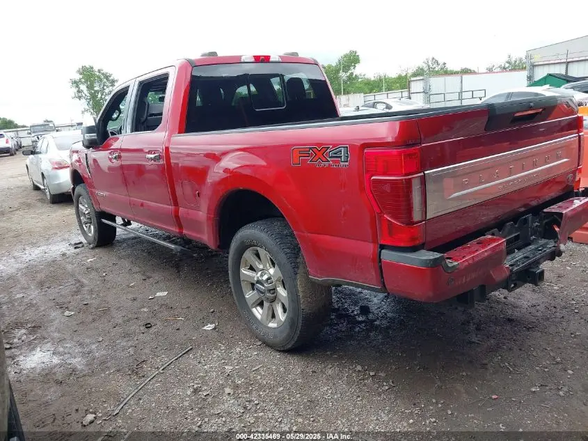 2022 FORD F-250 PLATINUM