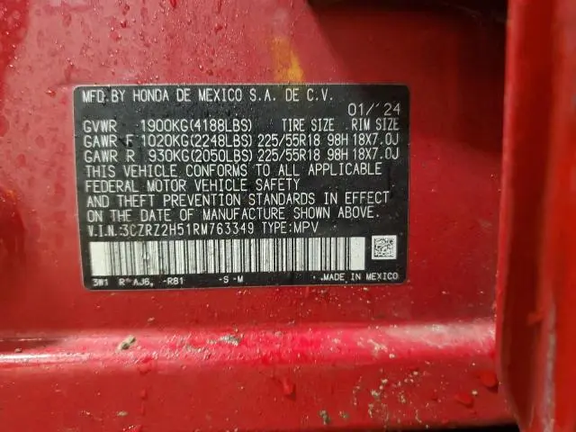 2024 HONDA HR-V SPORT  