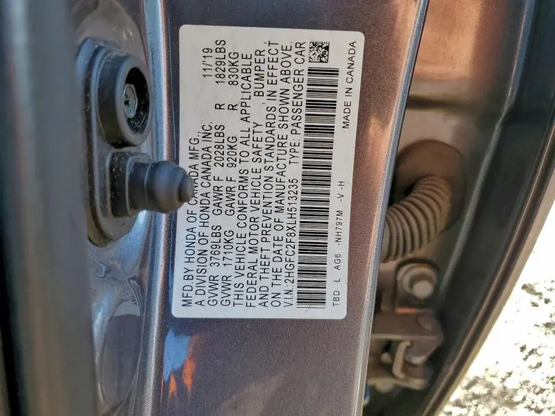 2020 HONDA CIVIC SPORT  