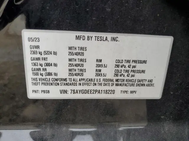 2023 TESLA MODEL Y