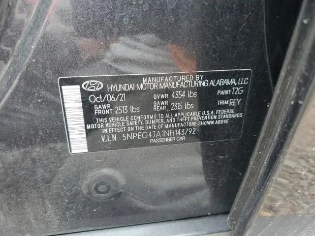 2022 HYUNDAI SONATA SE  