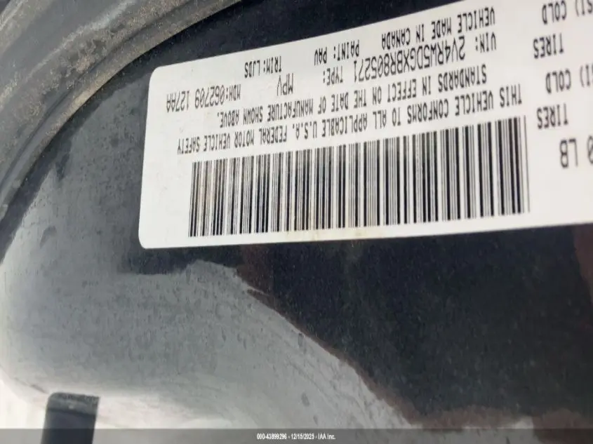 2011 VOLKSWAGEN ROUTAN SEL