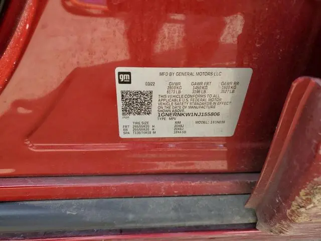 2022 CHEVROLET TRAVERSE HIGH COUNTRY  