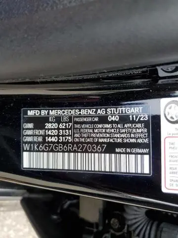 2024 MERCEDES-BENZ S 580 4MATIC  
