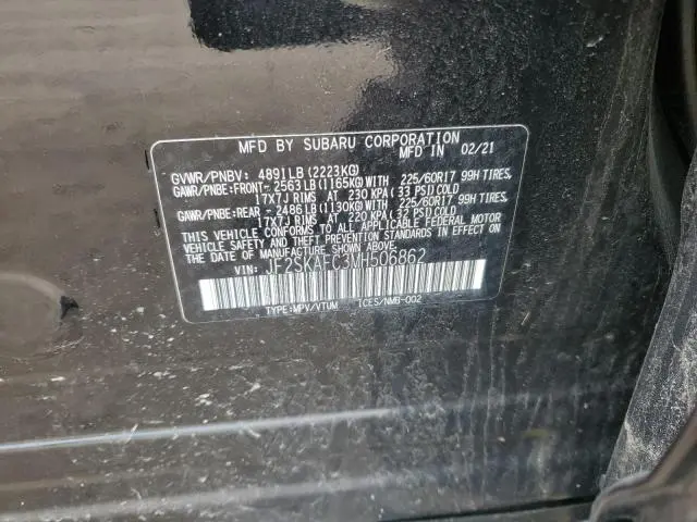 2021 SUBARU FORESTER PREMIUM
