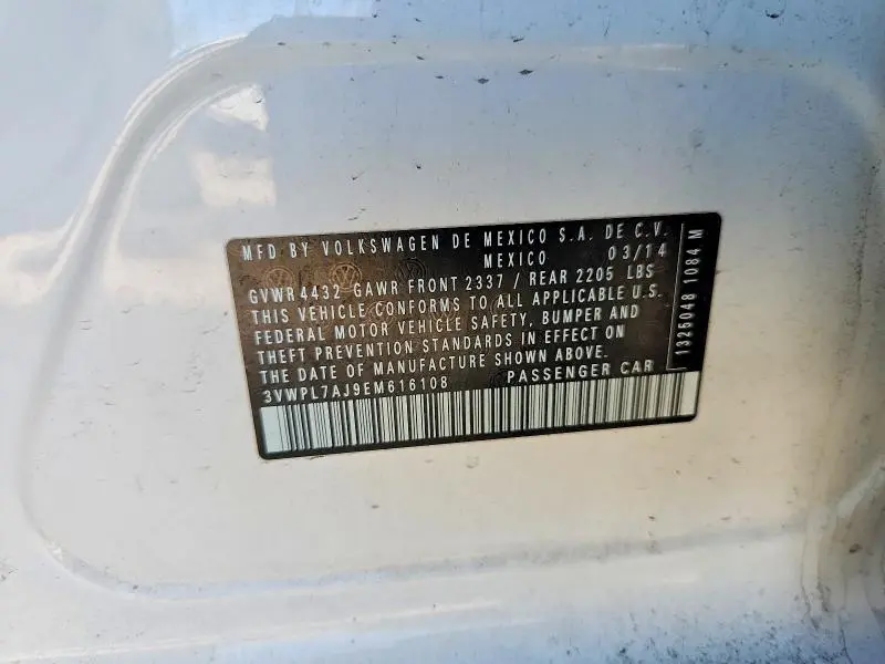 2014 VOLKSWAGEN JETTA TDI  