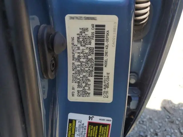 2013 TOYOTA COROLLA BASE  