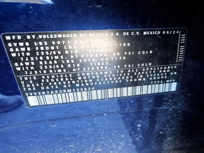 2024 VOLKSWAGEN TIGUAN SE  