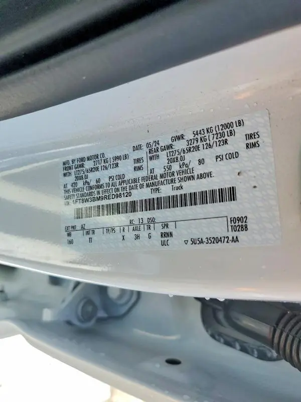 2024 FORD F350 SUPER DUTY  