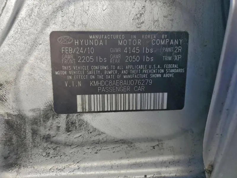 2010 HYUNDAI ELANTRA TOURING GLS  