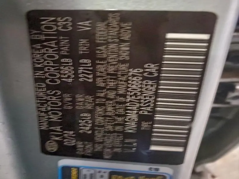 2014 KIA OPTIMA HYBRID  