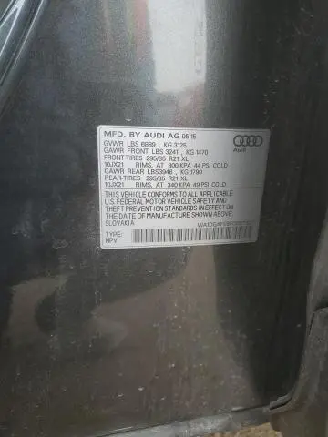 2015 AUDI Q7 PRESTIGE  