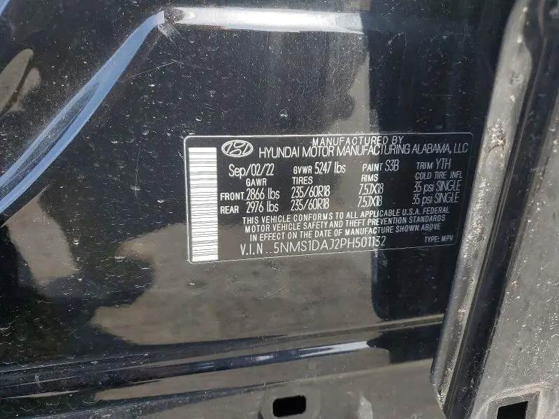 2023 HYUNDAI SANTA FE SE  
