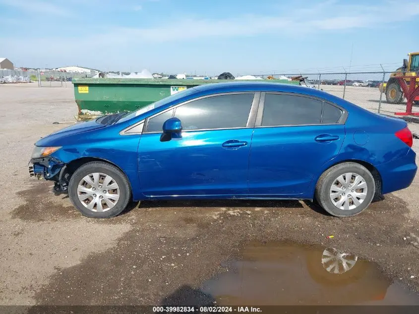 2012 HONDA CIVIC LX