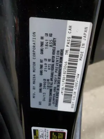 2013 MAZDA 3 I  