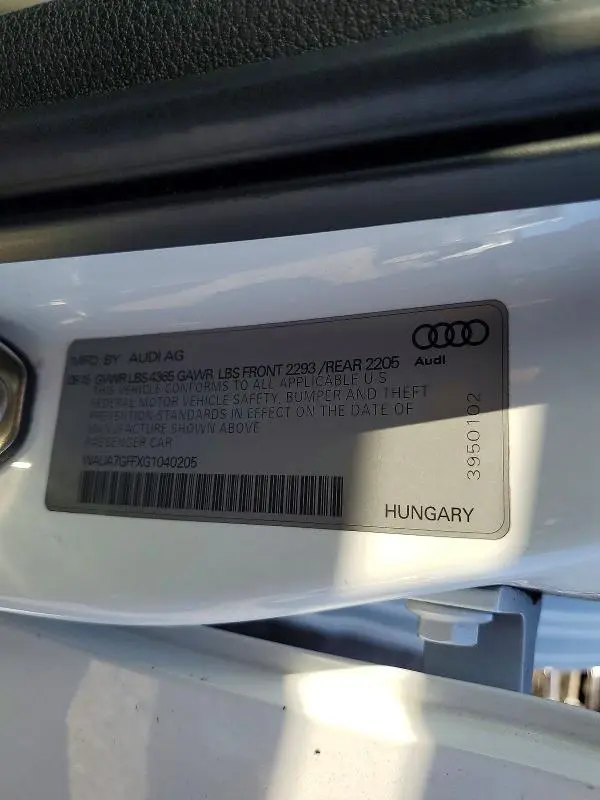 2016 AUDI A3 PREMIUM  