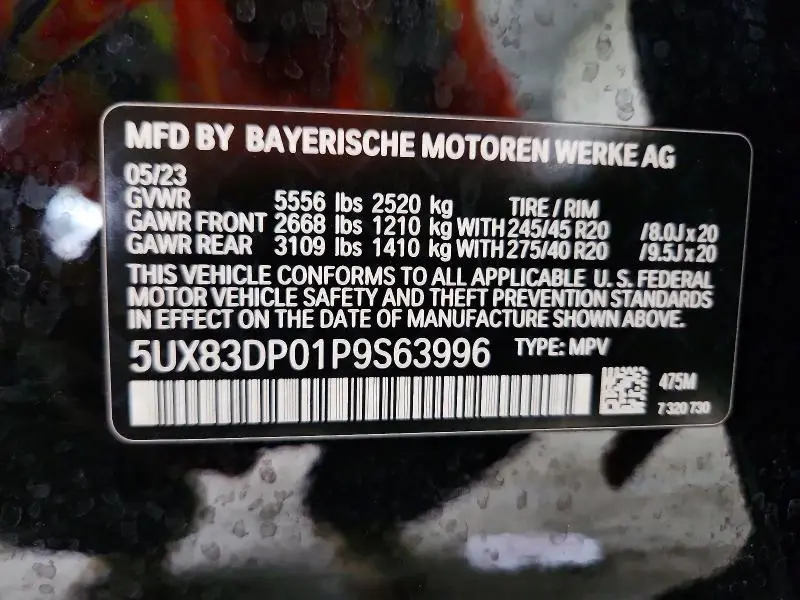 2023 BMW X3 M40I  