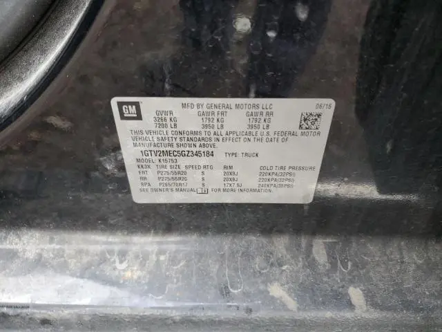 2016 GMC SIERRA K1500 SLE  