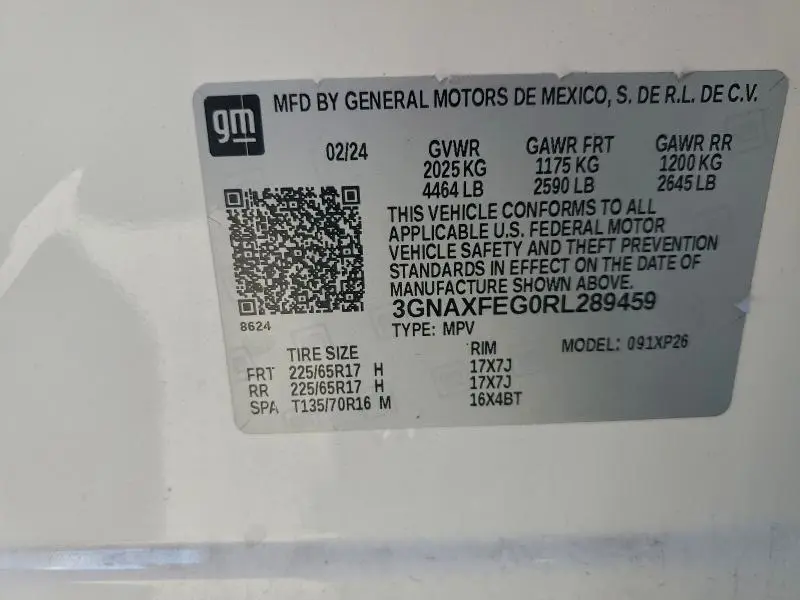 2024 CHEVROLET EQUINOX LS  