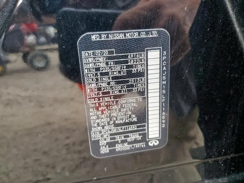 2020 INFINITI QX50 PURE