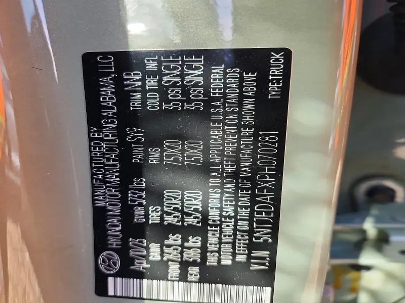 2023 HYUNDAI SANTA CRUZ LIMITED  