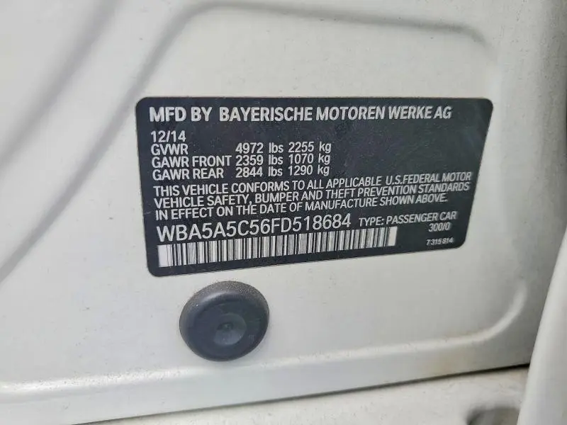 2015 BMW 528 I  