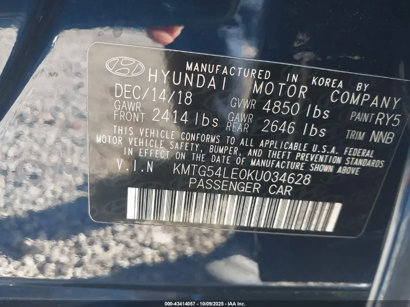 2019 GENESIS G70 3.3T ADVANCED