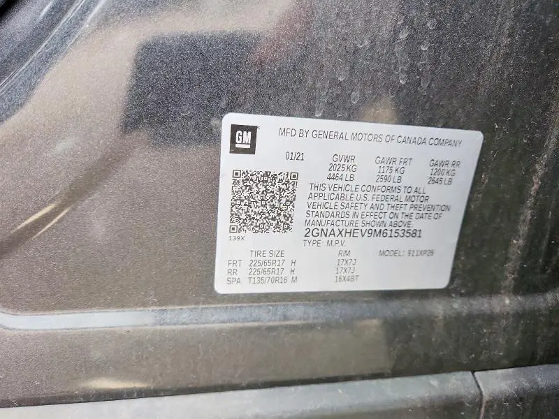 2021 CHEVROLET EQUINOX LS  