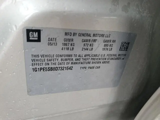 2013 CHEVROLET CRUZE LT  