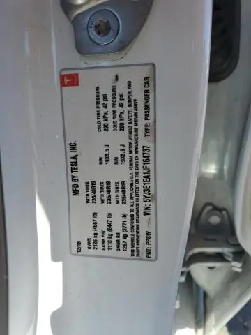 2018 TESLA MODEL 3   