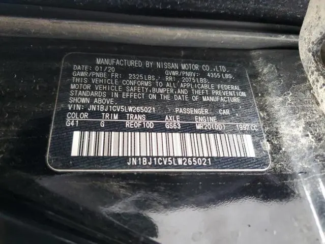 2020 NISSAN ROGUE SPORT S  
