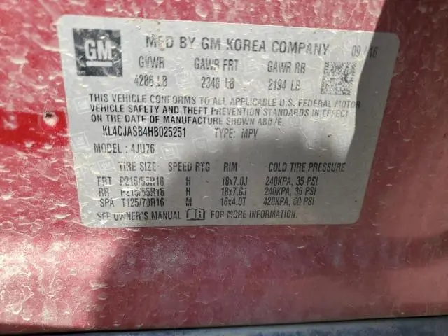 2017 BUICK ENCORE PREFERRED  