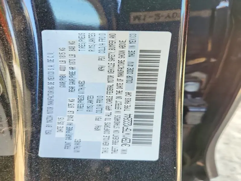 2015 MAZDA 3 GRAND TOURING  