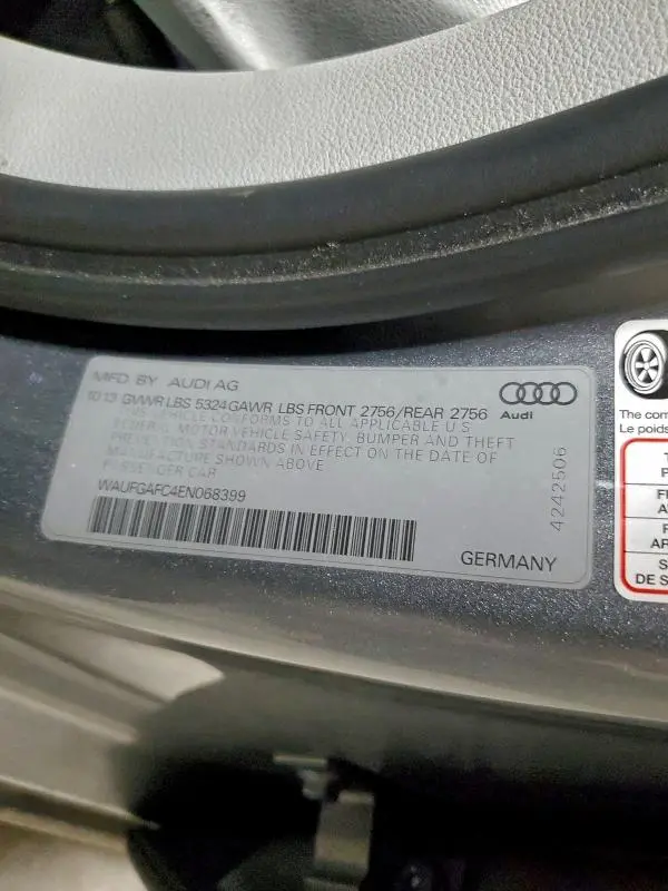 2014 AUDI A6 PREMIUM PLUS  