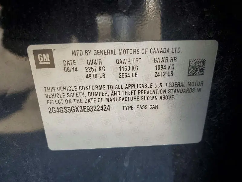2014 BUICK REGAL PREMIUM  