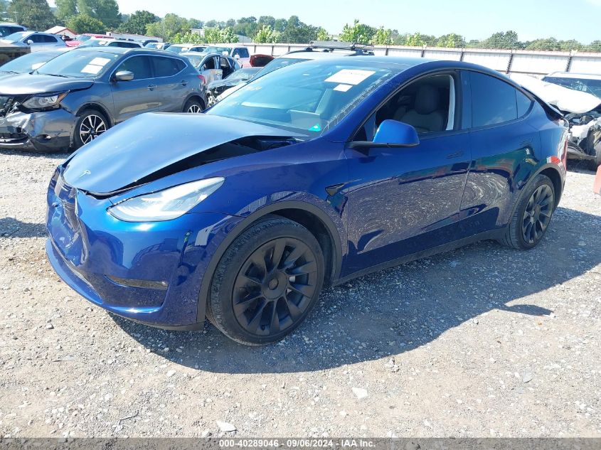 2021 TESLA MODEL Y LONG RANGE DUAL MOTOR ALL-WHEEL DRIVE