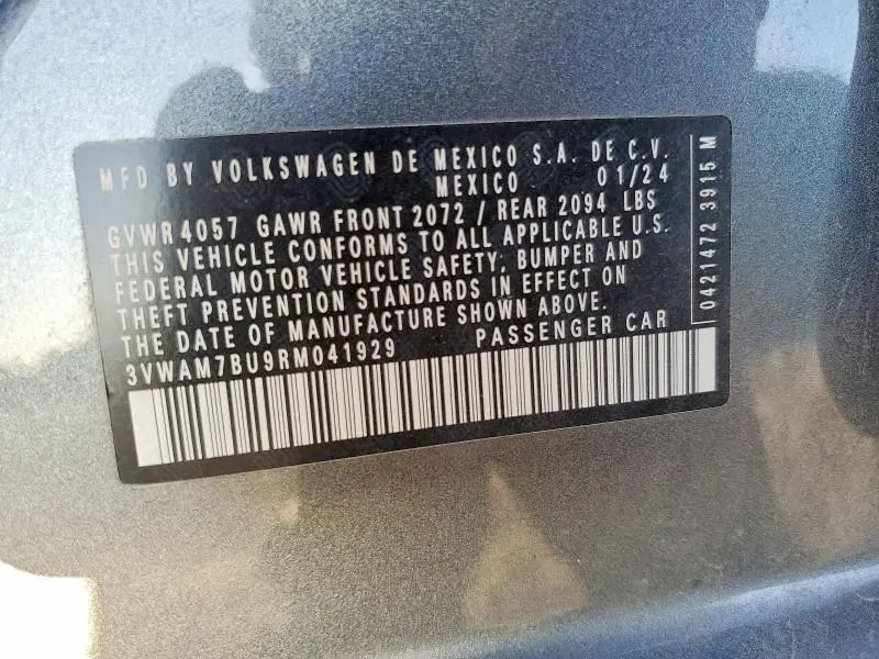 2024 VOLKSWAGEN JETTA SPORT  