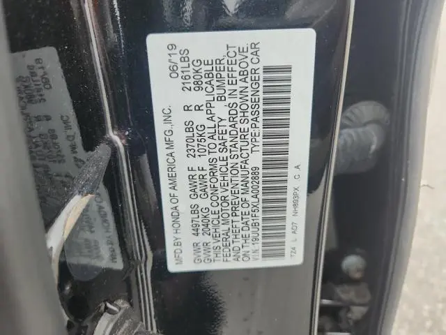 2020 ACURA TLX TECHNOLOGY  