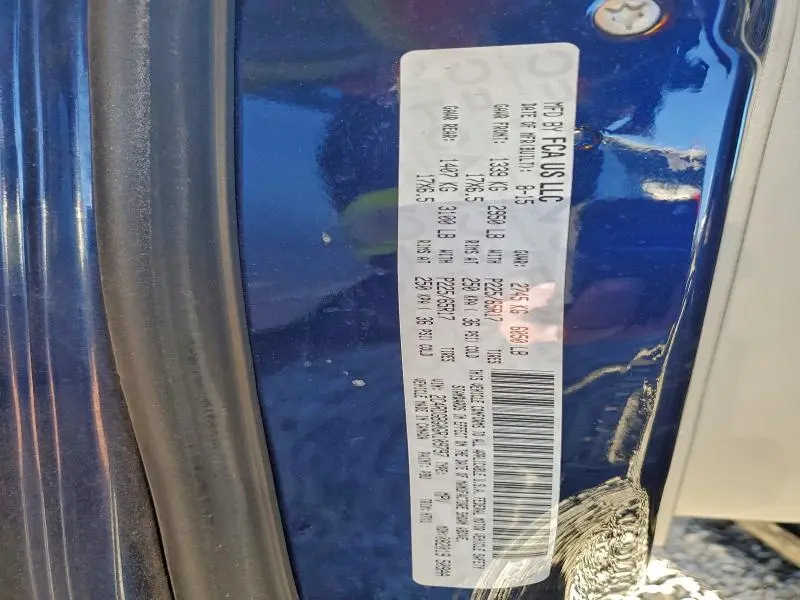 2016 DODGE GRAND CARAVAN SE  